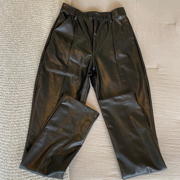 Abercrombie and Fitch Leather Pants - Picture 6 of 8